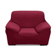 Easy Fit Stretch Couch Sofa Slipcovers Protectors Covers 1 Seater Burgundy