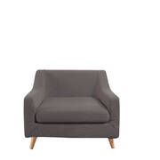 Couch Sofa Seat Covers Stretch Protectors Slipcovers 1 Seater Chocolate