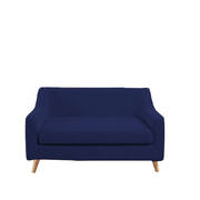 Couch Sofa Seat Covers Stretch Protectors Slipcovers 2 Seater Navy