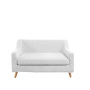 Couch Sofa Seat Covers Stretch Protectors Slipcovers 2 Seater White