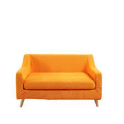 Couch Sofa Seat Covers Stretch Protectors Slipcovers 2 Seater Orange