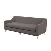 Couch Sofa Seat Covers Stretch Protectors Slipcovers 3 Seater Chocolate