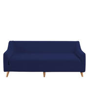 Couch Stretch Sofa Lounge Cover Protector Slipcover 3 Seater Navy
