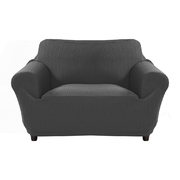 Sofa Cover 2-Seater Dark Grey