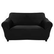 Slipcover Protector Couch Covers 3-Seater Black