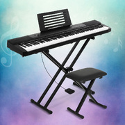 88 Keys Electronic Piano Keyboard Digital Electric w/ Stand Stool Pedal
