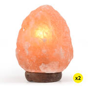 2 Pcs 3-5 kg Salt Lamp Rock Crystal Natural Light