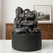 Tabletop Water Fountain 3 Flow Levels Resin | EXTG