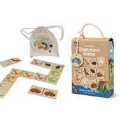 Wooden Dominoes Australian Animal Set 12.5x5.5x16.5cm