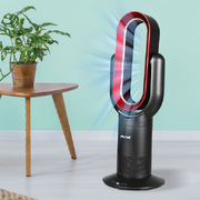 Bladeless Electric Fan Remote Control Air Cooler & Heater 