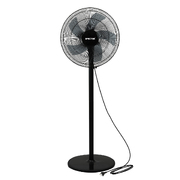 Portable Pedestal Floor Fan with 2 Heights and 3 Speeds