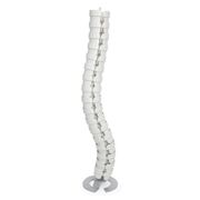 Flexible vertical cable management-White