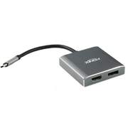 USB 3.1 Type-C Male to DisplayPort & HDMI® Converter | 20cm 