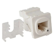 Australian Style Cat6 RJ45 Jack-White