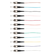 12 Pack Rainbow OM3 Multimode Pigtails