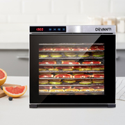 10 Trays Food Fruit Dehydrator Stainless Steel Tray