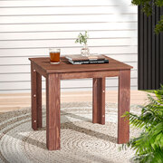 Brown Coffee Side Table Wooden Desk for Outdoor and Camping