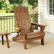 Folding Adirondack Chair HDPE Outdoor Patio | EXTG