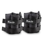 Everfit Set of 2 Wrist Ankle Weights 5kg with Straps