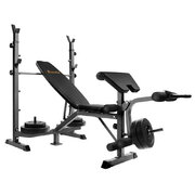 Everfit Multi-Station Weight Bench 48KG Barbell Set 

