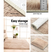 Floor Rugs Ultra Soft Shaggy Rug Large 200x230cm Carpet Anti-slip Area
