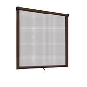 Instahut Retractable Window Fly Screen Flyscreen Mesh DIY 1.5m x 1.5m Brown