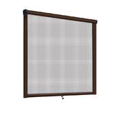 Instahut Retractable Window Fly Screen Flyscreen Mesh DIY 1.8m x 1.5m Brown