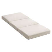 Foldable Mattress Fleece Portable 3-fold Folding Foam Mattresses