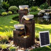 Solar Fountain 4 Level Cascading Bowl 33.4x34x75.2cm