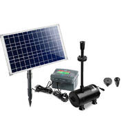 1600L/H Submersible Fountain Pump with Solar Panel