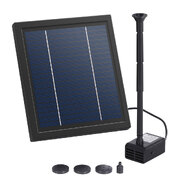 Solar Pond Pump Kit 6.1FT - Submersible, Powered for Garden and Pool