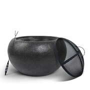 Fire Pit Bowl Black 61Cm