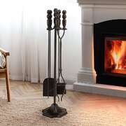 5PCS Fire Pit Tool Set Outdoor Fireplace Garden Patio Accessories