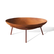 Fire Pit Cast Iron Rustic 60Cm