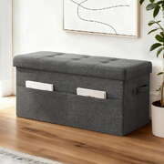 Modern Foldable Storage Ottoman Foot Stool Comfortable Home Seating