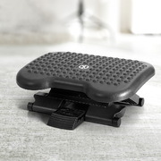 Foot Rest Stool Office Under Desk Angle Adjustable Footrest Massage Black