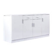 High Gloss Sideboard Storage Cabinet White