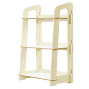 Artiss Kids Bookshelf Children Ladder Shelf Toy Display 3 Tier