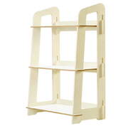 Kids Bookcase Childrens Bookshelf Storage Shelves Ladder Shelf Display WH