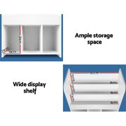 Kids Bookcase Childrens Bookshelf Display Cabinet Toys Storage Organizer