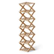 7 tier bamboo foldable shoe rack organizer entryway