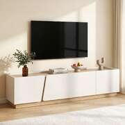 180cm TV Unit Storage Cabinet White Pine | EXTG