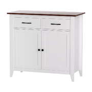  Buffet Sideboard Storage Cabinet Kitchen Cupboard Hallway 2 Drawers White