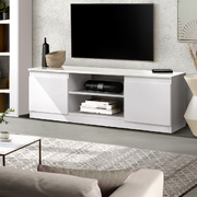 TV Cabinet Entertainment Unit 120cm White Anita