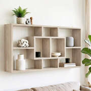 Floating Wall Shelf Bookshelf Wooden Storage Display Unit