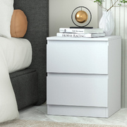 Bedside Table Cabinet Lamp Side Tables Drawers Nightstand Unit White