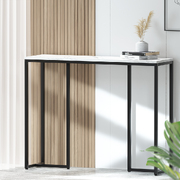 Console Table Marble Effect Frenisha