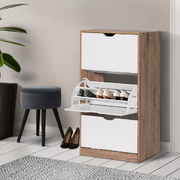  36 Pairs Shoe Cabinet Rack Organiser Storage Shelf Wooden