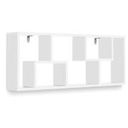 Floating Wall Shelf DIY Mount Storage Display Rack Bookcase White