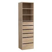 Tallboy Cabinet Pine 6 Chest of Drawers  Elegant Wooden Storage